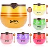 DMSKY 6 PCS Bee Lip Balm Honey Pot, Nourish &