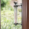 MAISONICA Bird Wall Thermometer - Cast Iron, Kerosine - Garden