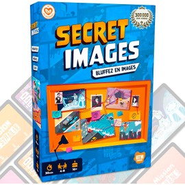 ATM Gaming Secret Images Gesellschaftsspiel – Gesellschaftsspiel – Gesellschaftsspiel – Das Bluff-Spiel mit Familie und Freunden – Kartenspiel ab 8 Jahren – 4 bis 8 Spieler – Gesellschaftsspiele für