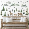 Mountain Wall Decals Large Pine Tree Wall Decals Peel and