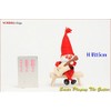 [Nordika Nisse norudyika nisse] christmas wooden doll (Guitar with Santa/nrd120068)