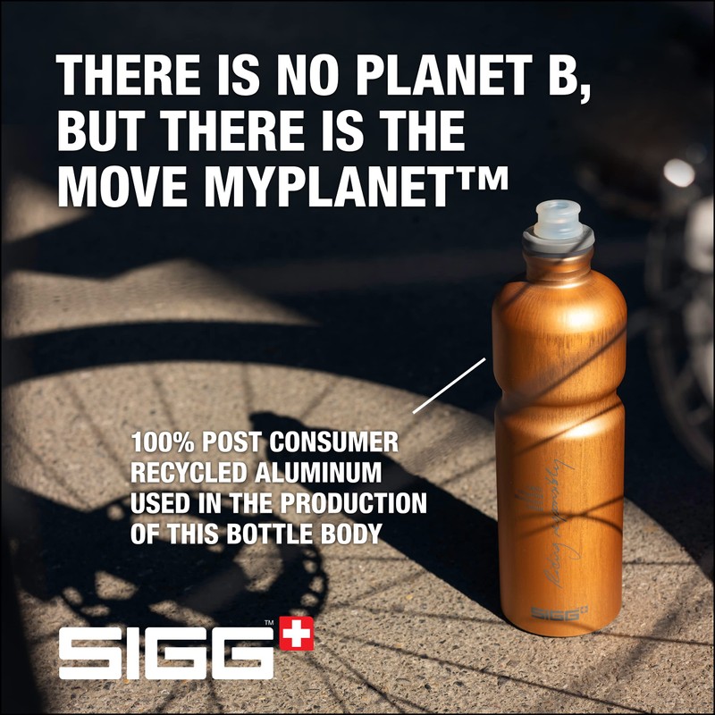 SIGG - Aluminium Bike Water Bottle - Move MyPlanet Copper