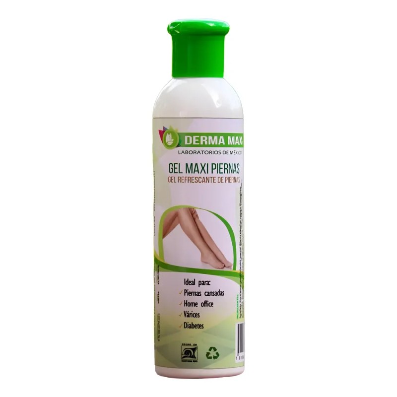 Derma Max Laboratorios De México - Gel Maxipiernas Refrescante -
