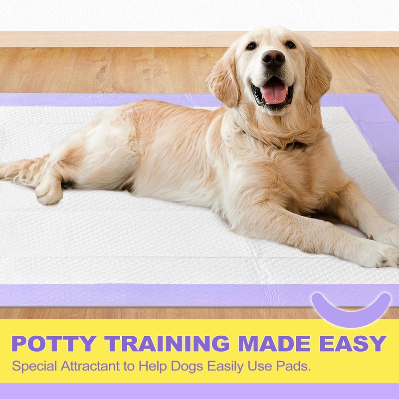 MIZOK Dog Pads Extra Large 28x44in, XXL Potty Pads for