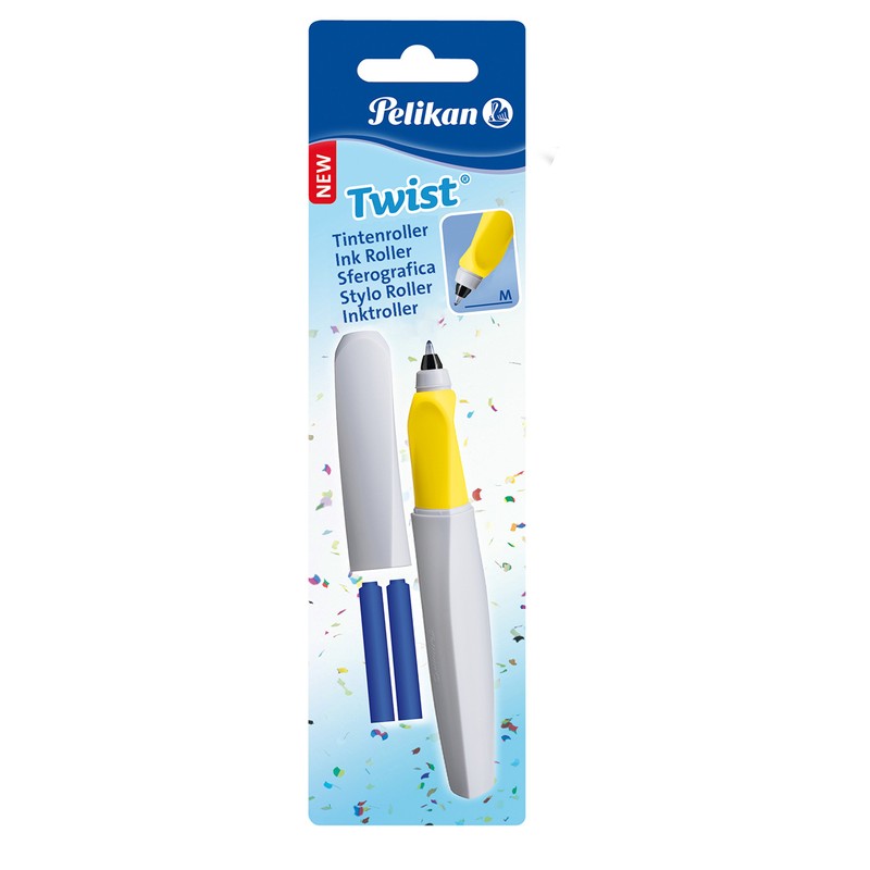 Pelikan Twist 923599 Rollerball Pen for Right-Handed and Left-Handed Users