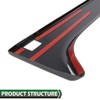 LQI Bed Rail Caps Stepside Cover Compatible with Chevy Silverado