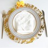 Disposable Gold Placemats of 24 Set Metallic Foil 13 Inch