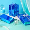 WRAPAHOLIC Blue Wrapping Paper - Mini Roll - 17 inch