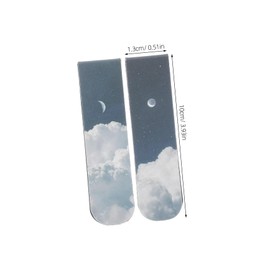 DOITOOL Magnetic Bookmarks Set Artistic 2Pcs Adjustable Page Markers for Readers Students and Office Use Creative Note Classifying Clips