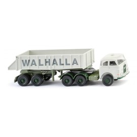 Wiking 067712 Rear Tipper Trailer (Man Break Tow) Miniature Model 1:87 Not a Toy
