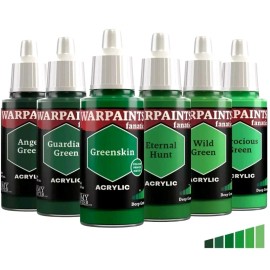 The Army Painter Warpaints Fanatic Flexible Triad: Deep Green Paint Set of 6 New