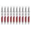 noTrash2003 Set of 10 Ballpoint Pens in Syringe Shape Various