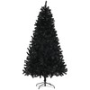 HOMCOM 7.5ft Tall Artificial Christmas Tree, Unlit Xmas Tree with