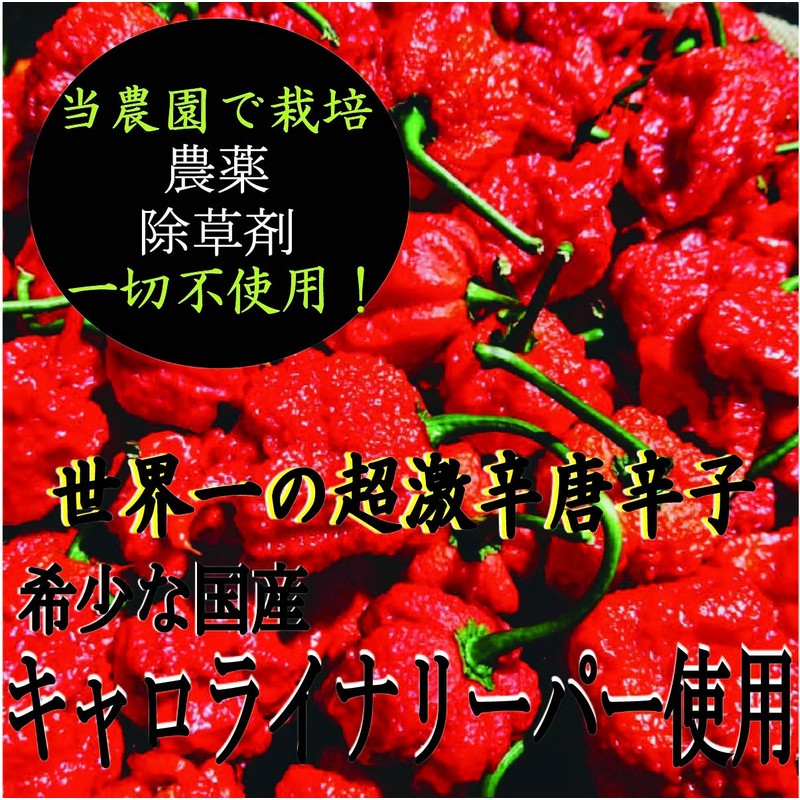 (100% Domestic Ingredients) Carolina Reaper Super Spicy Shichimi Chili Pepper,