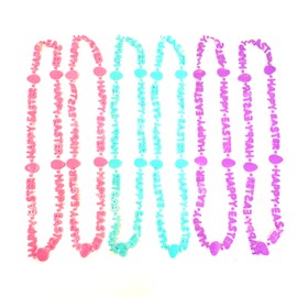 YSPPF 24 Pcs Easter Beads Neckaces Colorful Easter Egg Neckace Easter Party Decoration Accessories