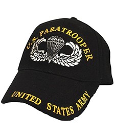 FindingKing U.S. Army Paratrooper Hat Black