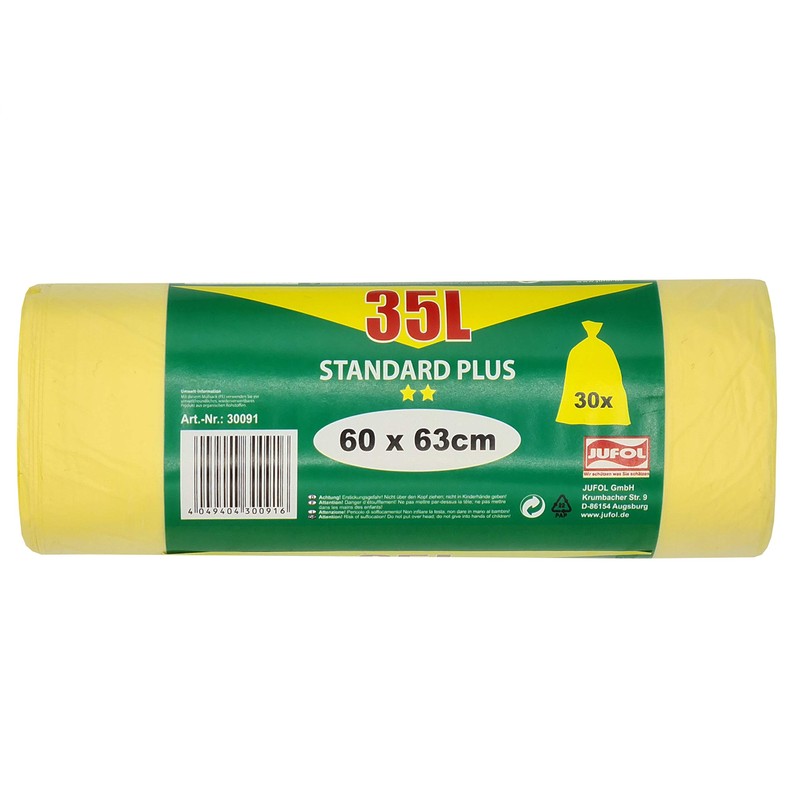 Jufol Bin Liners - 20L - 100 bags on a