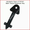 Kimberly Clark #770767 - Bath Tissue Dispenser Key - (10/pk.)