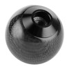 Car Shift Knob with Adapters Universal Black Carbon Fiber Gear