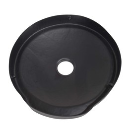 Vestil DC-P-55-CAN-UF-BK Low-Density Polyethylene Universal 55 Gallon Drum Recycling Lid Black