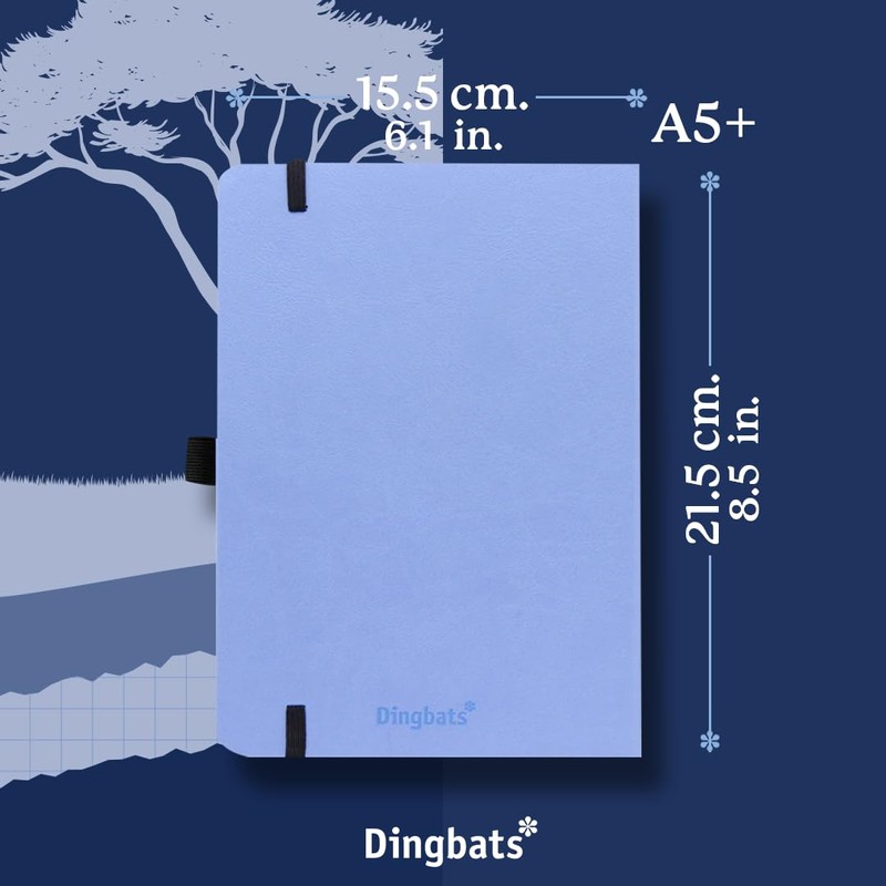 Dingbats* Earth Dotted Journal A5 - Vegan Leather, Hardcover, Ideal