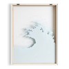 Kate and Laurel Blake Waves Framed Printed Glass Art, 18x24