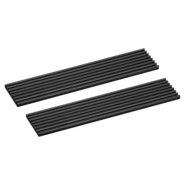 sourcing map 2 Pack M.2 22110 Nvme SSD Heat Sink Radiator Alloy Aluminium Heat Sink Cooling Sink for PC 100 x 22 x 3 mm Black