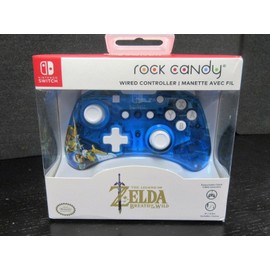 PDP Rock Candy Wired Gaming Switch Pro Controller - Zelda Breath of the Wild - Li...