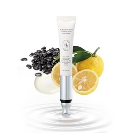 HEVEBLUE Black Yuja Bean Lifting Auto Eye Cream - Sensitive Skin, Vegan, Hypoallergenic, Korean Skincare, Wrinkle Care Device, Vibration Face Massage