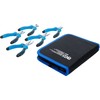 BGS 463 Precision Pliers Set, Silver/Black/Blue, Set of 5 Pieces