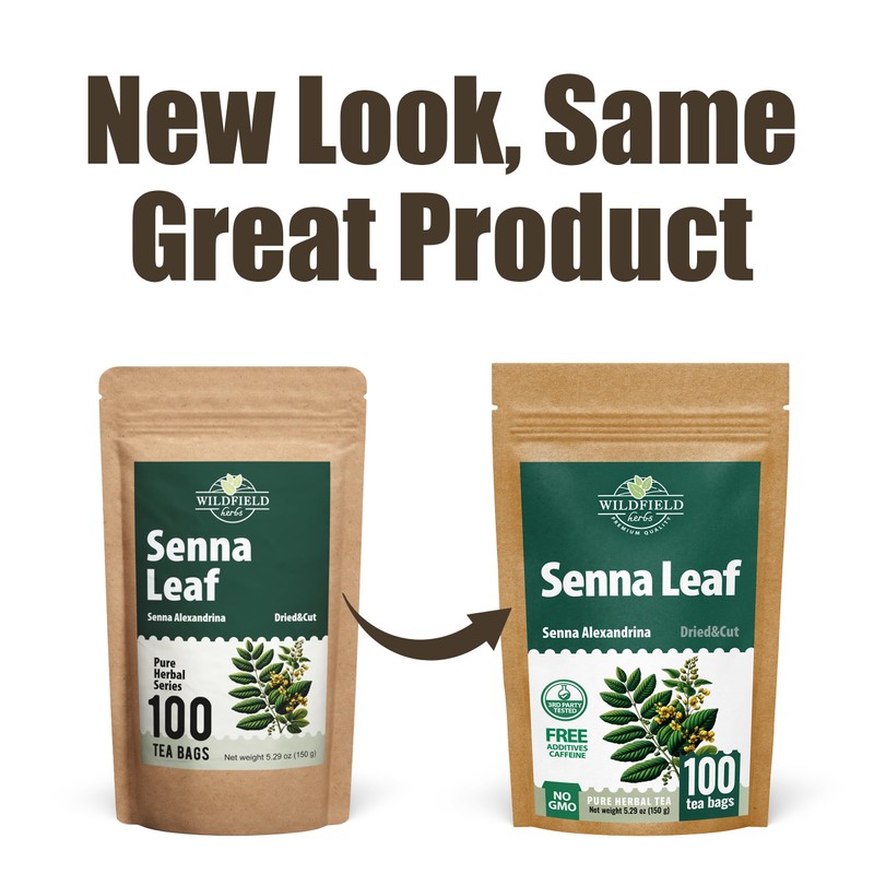 100 Bags Senna Leaf Senna Leaves Tea Herbal Tea (Senna