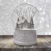 100MM White Christmas Snow Globe from The San Francisco Music
