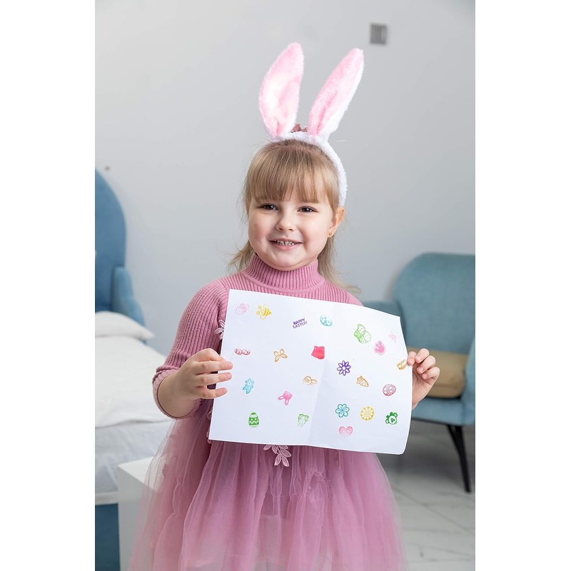 JOYIN 24 Piece Stamp Set, Toy for Easter Eggs Hunting