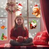 169 Pcs Christmas Window Clings Window Stickers,9 Sheet Reusable Christmas