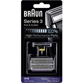 Braun 31S Replacement Foil and Cutter Cassette Multi Silver BLS Combi Pack