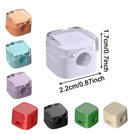 Collenatsy 6PCS Magnetic Cable Clips, Charging Cable Magnetic Cable Organizer Storage Holder, Kabelhalter Selbstklebend, Kabel Organizer Selbstklebend für Schreibtisch, Nachttisch, Ladekabeln