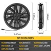 SXDOOL 250mm 25cm 10" Large Air Flow Cooling Fan,250X30mm AC