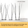 OFFO Bird Spikes with Stainless Steel Base, Durable Bird Spikes