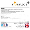 Nutrics® 800mg Magnesium GLYCINATE 100% Pure Highly Absorbable Strong V