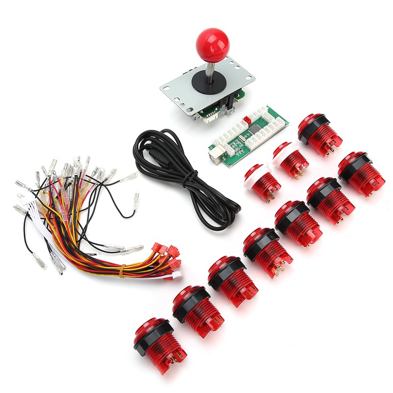 DIY Game Rocker Set DIY Game Joystick Kit Fighting Game