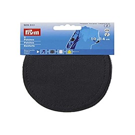 Prym Cotton Patch, schwarz, 14 x 10 cm, 2 Stück