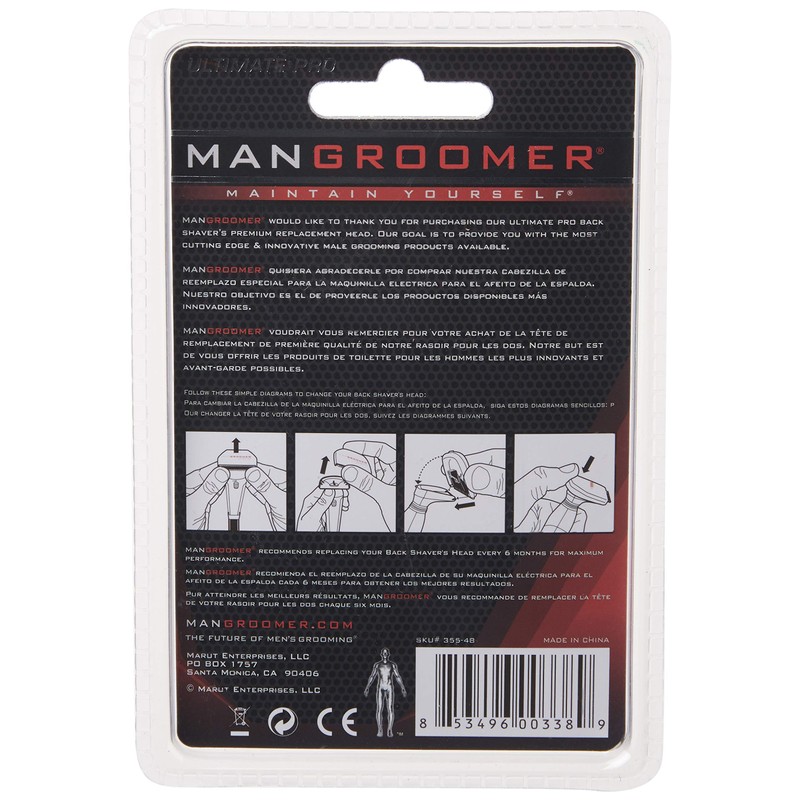 MANGROOMER Ultimate Pro Back Shaver Replacement Blade
