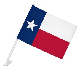 GRAPHICS & MORE Texas State Flag Car Truck Flag with Window Clip On Pole Holder