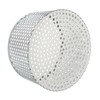 PATIKIL Gutter Guard Filter 7.1"-6.3", PVC Termination Cap Mesh Screen