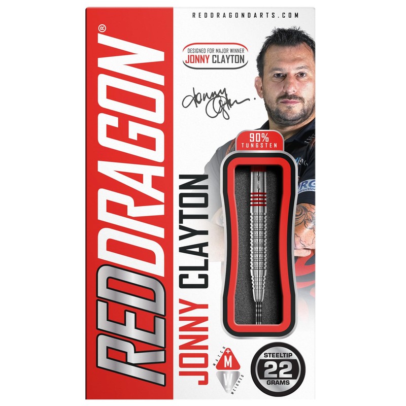 RED DRAGON Jonny Clayton Original 2.0 22 g Premium Tungsten