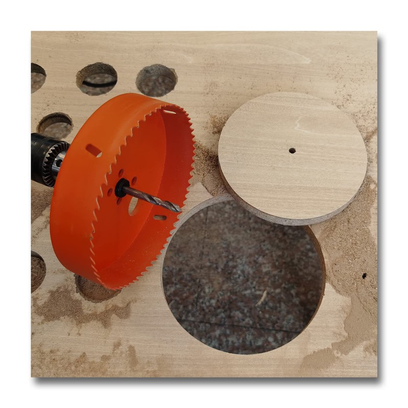 VIKITON 4 inch Hole Saw with Arbor for Metal Wood