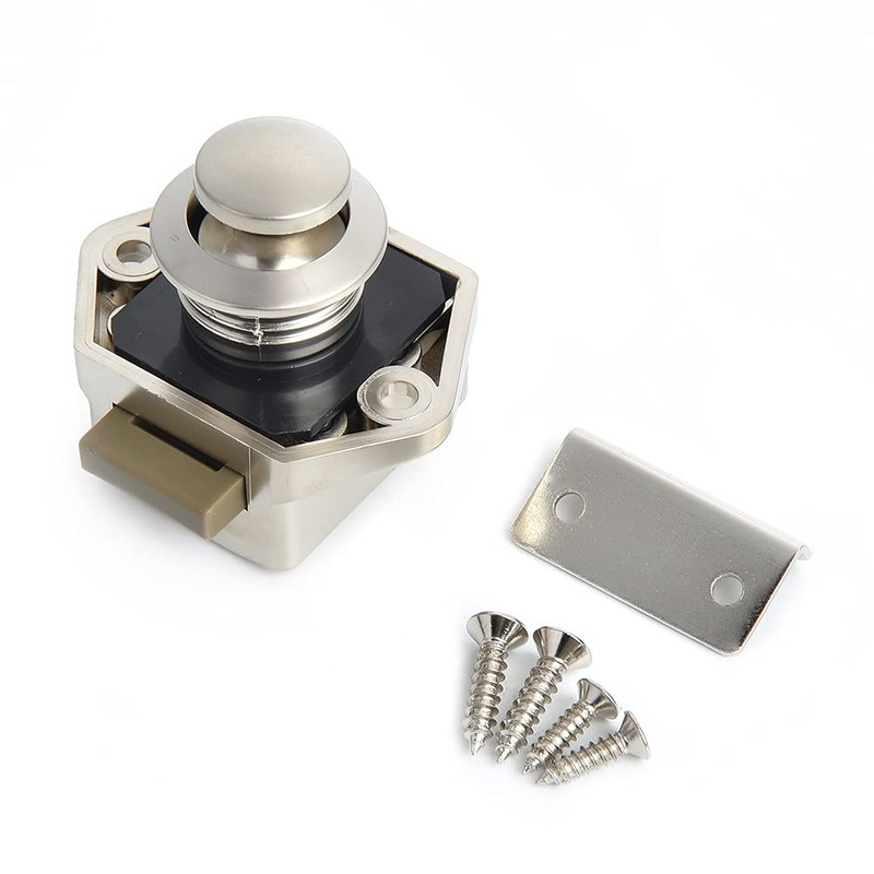 NAERDI 5 Pack RV Lock Push Button Latch Lock Keyless