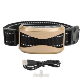 Dog Training Bark Collar Bark Stop Collar with 8 Gears Vibration 7 Gears Sensitivity for Small Medium and Large Dogs