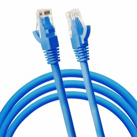 Unbranded Lot of 80 x CAT 6 CAT6 25FT RJ45 Network Patch PC Ethernet Internet Cable Blue