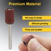 Aracombie 80 Grit 1/4" Sanding Drum Set 100pcs, Premium Aluminum